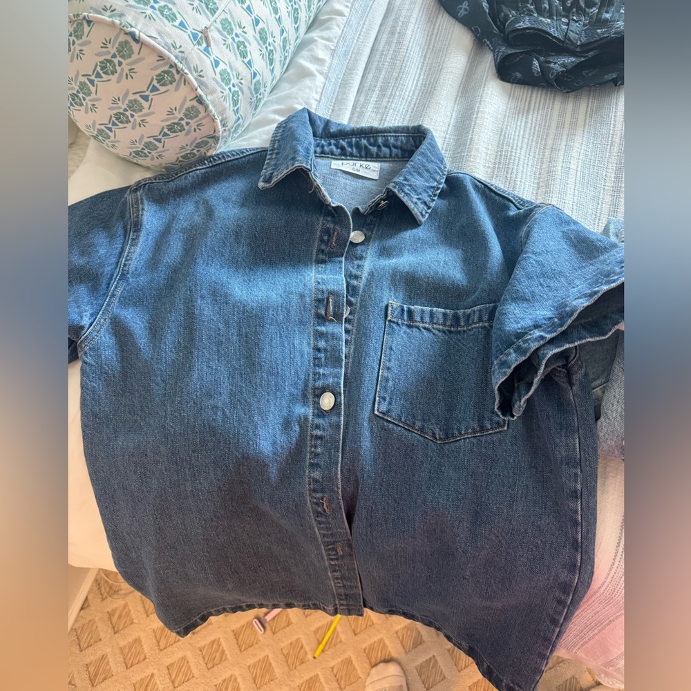 parke denim shirt